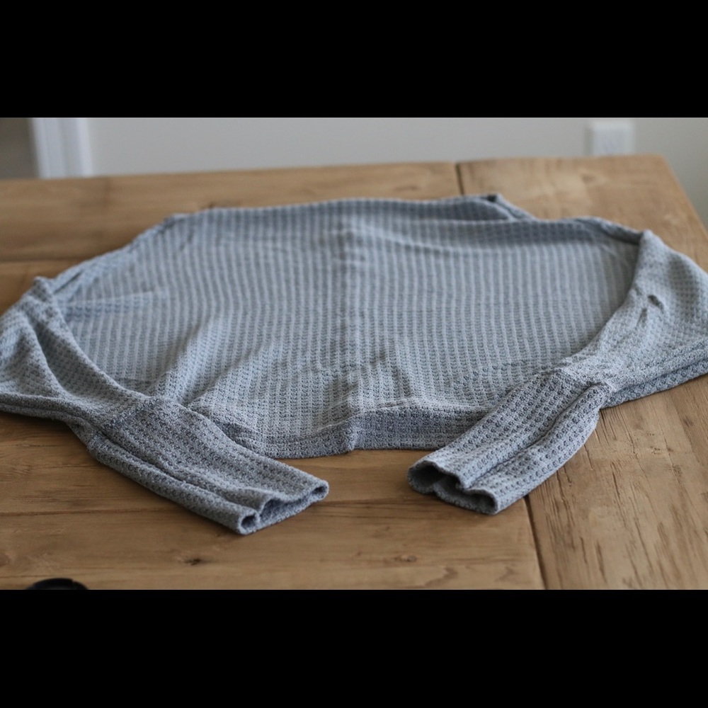 Cropped free people sweater